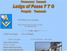 Tablet Screenshot of lodgeofpeace.freemasonrytasmania.org